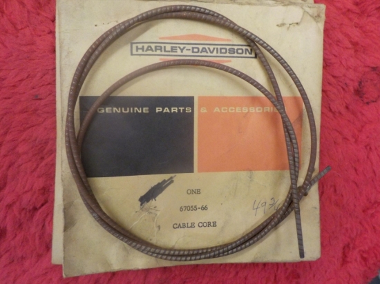 SPORTSTER "NEW OLD STOCK" 1966 INNER SPEEDOMETER CABLE #67055-66